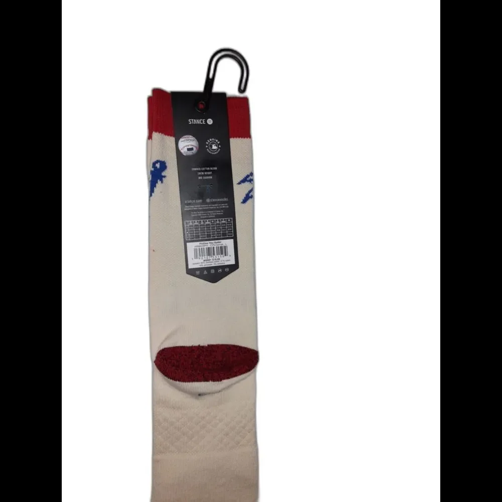 Stance MLB Philadelphia Phillies Hey Batter Socks Size L 9-13 NWT